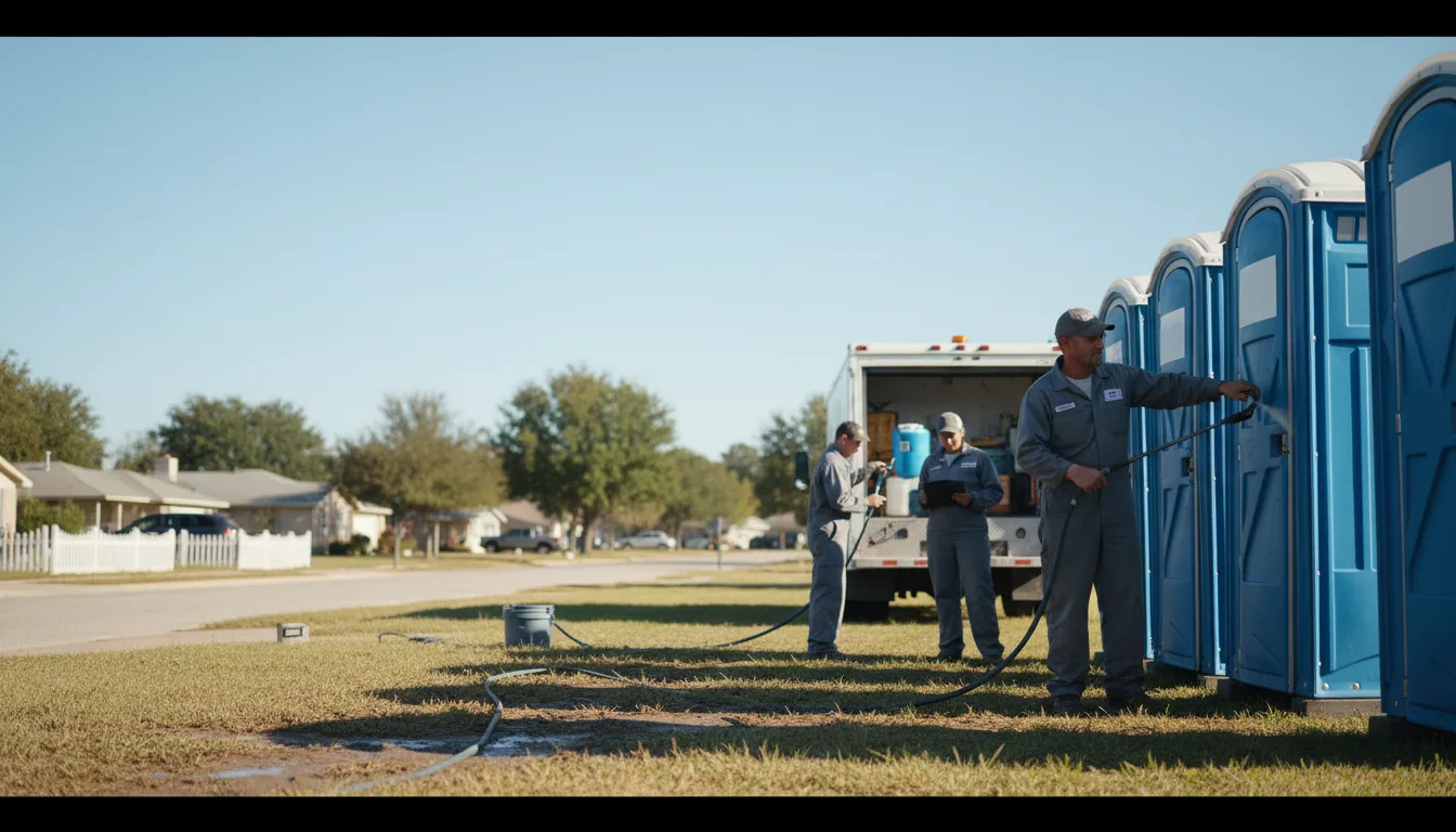Long-Term Portable Toilet Rental in Mittie, LA near me